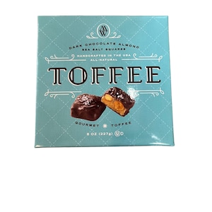 Mrs. Weinstein's Dark Chocolate Almond Toffee